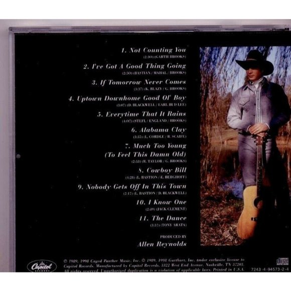 GARTH BROOKS SELF-TITLED CD The Limited Series - Picture 2 of 2